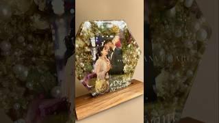 Varmala preservation, Resin art lamp, home decor ideas, handmade gift #resinart #varmalapreservation