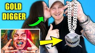 Trying to Impress People With 6ix9ine's ACTUAL Rapper CHAINS!!