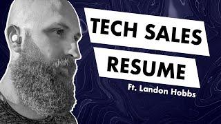 The Best Tech Sales Resume