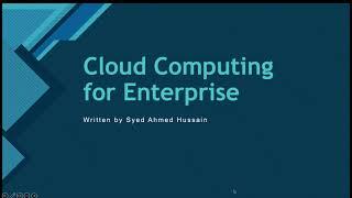 Enterprise Cloud Computing