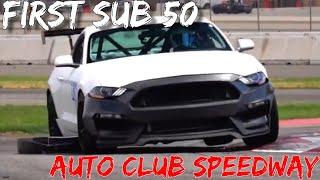 Salvaged 2018 Mustang GT goes sub 1:50 at Auto Club Speedway