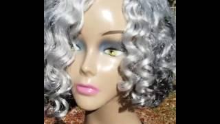 Gray Bob Crochet Wig