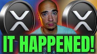 XRP - IT HAPPENED WE GOT OUR WISH RIPPLE XRP HOLDERS!