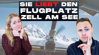 Flugplatz Zell am See. Mit der C42 über die Alpen.