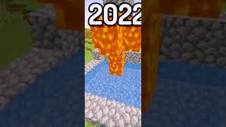 Minecraft 2022 and 2050 #minecraft #trendingshorts #gamerfleet #lightforce gaming