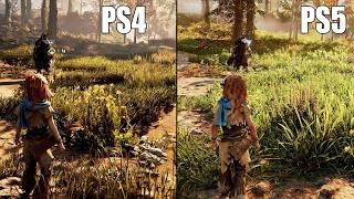 Horizon Zero Dawn Original vs. Remastered Comparison | PS4 Pro vs. PS5