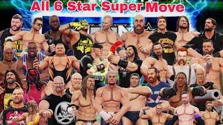 All 6 Star Super Signature Moves  In WWE Mayhem 2024