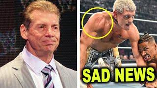 This Is Crazy...RIP Vince McMahon In WWE...Cody Rhodes Injured And Forced To Vacate Title