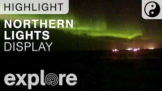 Northern Lights Display - Live Camera Highlight