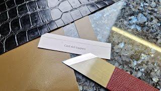 Leather Wallet Making. Skiving Card Pockets LIVE