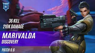 36 KILL 210K DAMAGE MARIVALDA LEX PALADINS COMPETITIVE (NEW PATCH 6.6) DISCOVERY