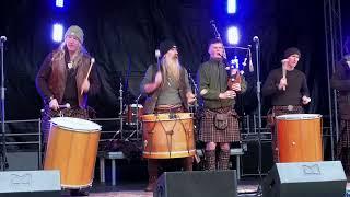 Clanadonia playing their "Scotland the Brave" mix during Perth's 2022 Robert Burns Celebrations