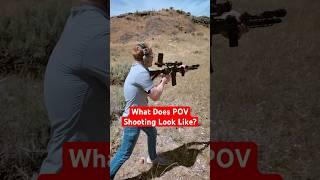 What POV Shooting Looks Like! (Scope Cam) *Blasting Fruit* #gun #pewpew #guns