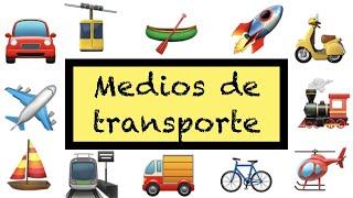 Medios de transporte (Terrestres, aéreos y acuáticos)