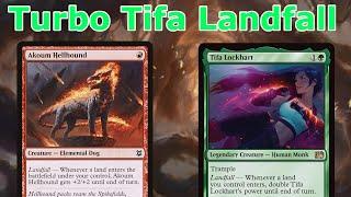 THIS IS A REAL LANDFALL DECK!  Turbo Tifa Landfall (Legacy MTG)