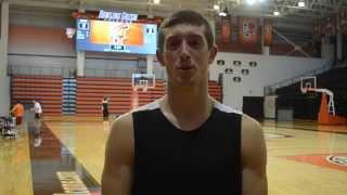 BGSU Men's Basketball Practice Report: Junior Zack Denny (10-8-15)