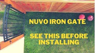 Nuvo Iron Gate | Confusing Instructions | Installation help