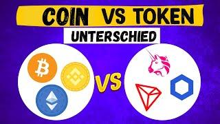 Was ist der Unterschied zwischen COIN & TOKEN? | Einfach erklärt mit Animationen