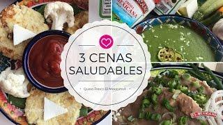 3 Cenas SALUDABLES para la dieta - Las Recetas de Laura