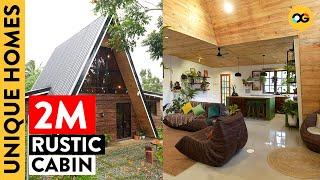 How a Father's Craft Gave Life to This 60sqm Rustic A-Frame Cabin in Cavite | Unique Homes | OG