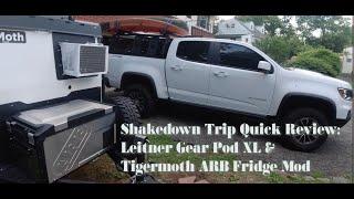 Shakedown Camping trip review of my 2021 taxa outdoors Tiger moth and Leitner Designs Gear Pod XL