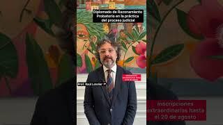 ¡El profesor Raúl Letelier invita! Diplomado de Razonamiento Probatorio.  #prueba