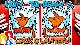 How To Draw A Scary Jack-O-Lantern