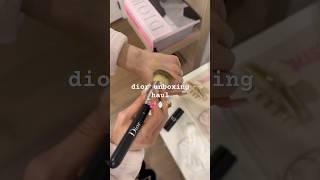 dior unboxing haul #diorlipstick #makeup #diorbeauty #makeupreview #makeuproutine #diornailpolish