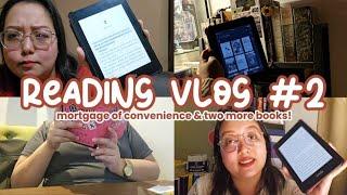 reading vlog #2 | mortgage of convenience book review, the silent patient & more!!