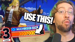 How To Extend Combos for BIG DAMAGE: King of Fighters XV /w Maximilian