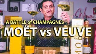 The BEST Champagne Brands - Moët & Chandon vs. Veuve Clicquot