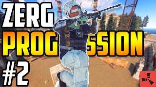 Rust Console Zerg Wipe Progression (Pt.2) | RUST CONSOLE EDITION PVP (PS5)