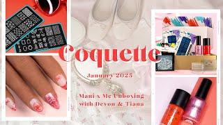   Coquette Chic: Perfect Nails for Valentine’s Day with Mani x Me Jan 2025 Unboxing