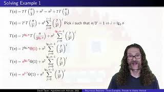 Recurrence Relations:  Three Examples