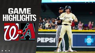 Nationals vs. D-backs Game Highlights (7/30/24) | MLB Highlights