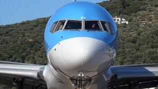 Thomson Boeing 757-200 - 2 SPECTACULAR TAKEOFFS from SKIATHOS - ATC Comms - JSI Planespotting!