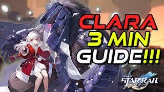 WANT TO BUILD CLARA? Honkai Star Rail Guide