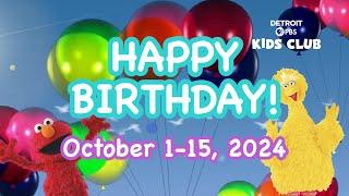 October 1-15, 2024 Birthday Buddies  PBS Kids