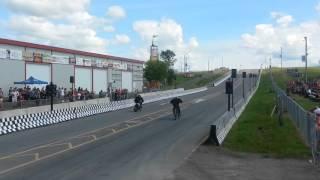 E-bike Drag racing a modified mopped