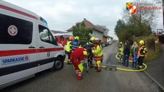 Einsatzübung - Brand landwirtschaftliches Objekt [3-Rad Übung]