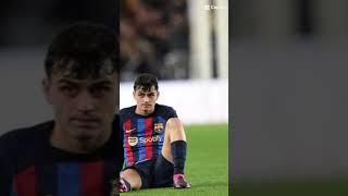 Barcelona's Woes Continue: Pedri Suffers Injury Blow - Latest Update#footballnews #shorts