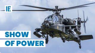 Conquering the Skies: Witness the Unstoppable AH-64 Apache Helicopter