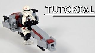 How to build Lego Star Wars BARC Speeder from Clone Wars | MOC Tutorial