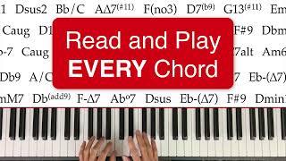 Learn EVERY Chord and Chord Symbol - The 7 Systems