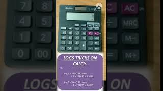 CA Foundation LOG tricks