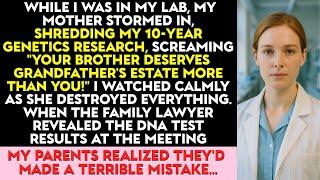 My Parents Demanded I Sign Over My Grandfather's Estate To My Brother. I Refused—Mom Destroyed My...