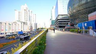 【Shanghai Walking Tour】,From Shanghai Indoor Stadium to Xujiahui  【4K】 cn