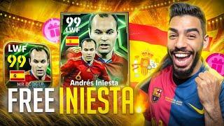 I PLAYED NEW INIESTA IN A FULL SPAIN 2010 SQUAD efootball 25 mobile Gameplay review