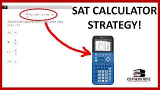 How To Solve SAT Math Equations With Your Calculator