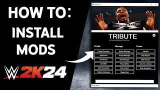 How to Mod WWE 2K24 Using Tribute